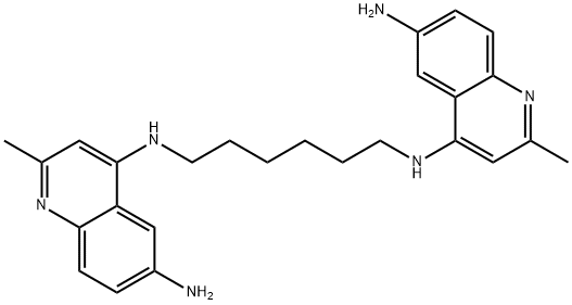 1,6-bis(6-amino-2-methyl-4-quinolylamino)hexane
