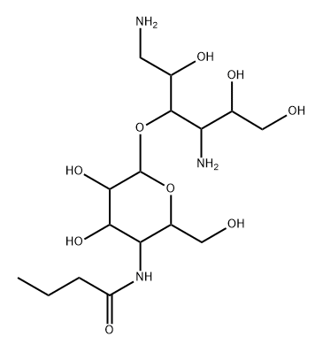 1,4-Diamino-1,4-dideoxy-3-O-(4-deoxy-4-butyrylamino-α-D-glucopyranosyl)-D-glucitol