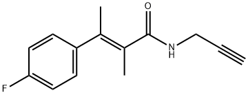 α,β-Dimethyl-4-fluoro-N-(2-propynyl)cinnamamide