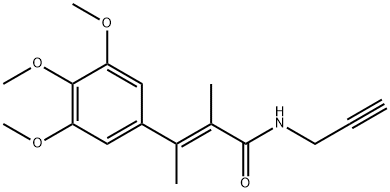 α,β-Dimethyl-N-(2-propynyl)-3,4,5-trimethoxycinnamamide