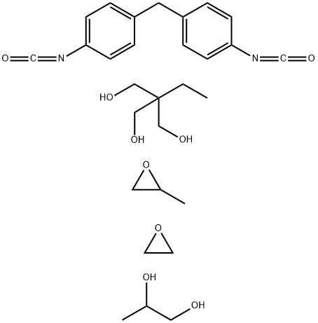 1,2-Propanediol, polymer with 2-ethyl-2-(hydroxymethyl)-1,3-propanediol, 1,1'-methylenebis[4-isocyanatobenzene], methyloxirane and oxirane