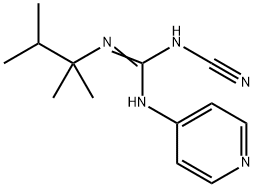 2-Cyano-3-(4-pyridyl)-1-(1,1,2-trimethylpropyl)guanidine