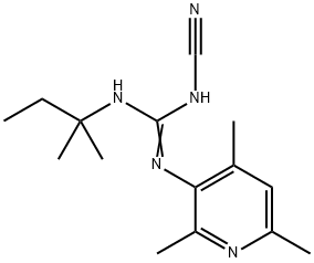 2-Cyano-1-(tert-pentyl)-3-(2,4,6-trimethyl-3-pyridyl)guanidine