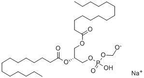 1,2-DIMYRISTOYL-SN-GLYCEROPHOSPHOMETHANOL, SODIUM SALT