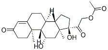 [2-[(8S,9S,10R,11S,13S,14S,17R)-11,17-dihydroxy-10,13-dimethyl-3-oxo-2,6,7,8,9,11,12,14,15,16-decahydro-1H-cyclopenta[a]phenanthren-17-yl]-2-oxo-ethyl] acetate