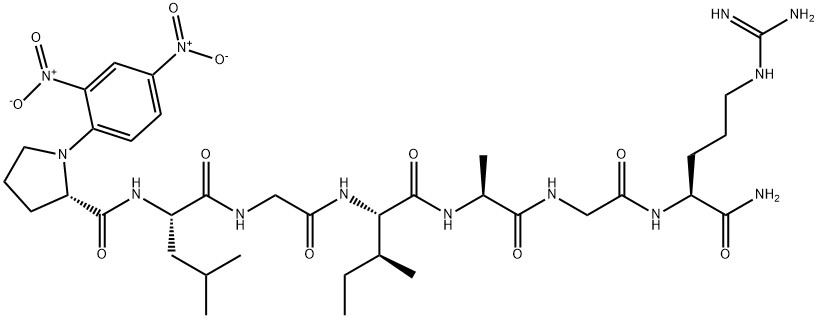 1-(2,4-dinitrophenyl)-L-prolyl-L-leucylglycyl-L-isoleucyl-L-alanylglycyl-L-argininamide