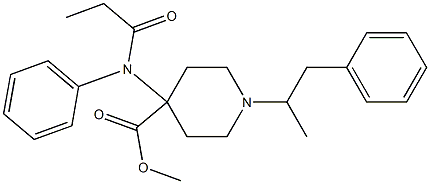 1-(1-Methyl-2-phenylethyl)-4-[(1-oxopropyl)phenylamino]-4-piperidinecarboxylic acid methyl ester