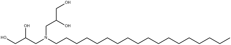 3,3'-(octadecylimino)bispropane-1,2-diol