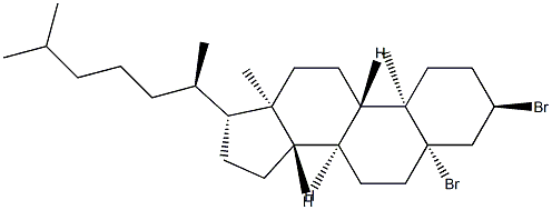 3α,5-Dibromo-5β-cholestane