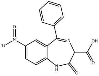 2,3-dihydro-7-nitro-2-oxo-5-phenyl-1H-1,4-benzodiazepine-3-carboxylic acid