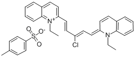 2-((1E,3Z)-3-CHLORO-5-[1-ETHYL-2(1H)-QUINOLINYLIDENE]-1,3-PENTADIENYL)-1-ETHYLQUINOLINIUM 4-METHYLBENZENESULFONATE