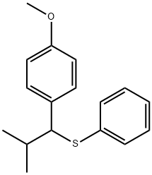 1-Methoxy-4-[2-methyl-1-(phenylthio)propyl]benzene