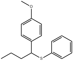 1-Methoxy-4-[1-(phenylthio)butyl]benzene