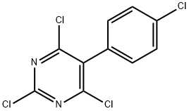 5-p-chlorophenyl-2,4,6-trichloro-pyrimidine