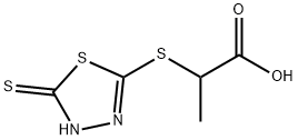 2-(5-巯基-1,3,4-噻二唑-2-硫代)-丙酸