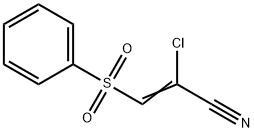 2-氯-3-(苯磺酰)-2-丙烯腈