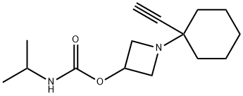 1-Methylethylcarbamic acid 1-(1-ethynylcyclohexyl)-3-azetidinyl ester