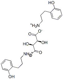 (S)-[[2-(hydroxyphenyl)-1-methyl]ethyl]ammonium [R-(R*,R*)]-tartrate
