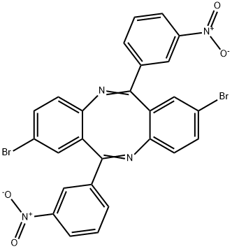 2,8-DIBROMO-6,12-BIS-(3-NITRO-PHENYL)-DIBENZO(B,F)(1,5)DIAZOCINE