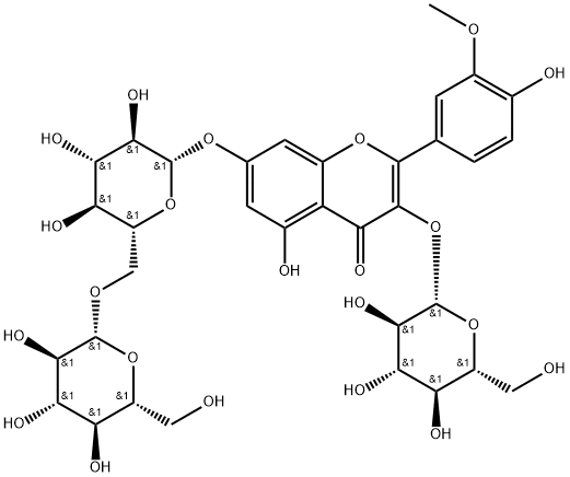 Isorhamnetin 3-O-β-D-glucose-7-O-β-D-gentiobioside