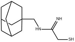 2-Mercapto-N-(tricyclo[3.3.1.13,7]dec-1-ylmethyl)ethanimidamide
