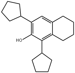 1,3-dicyclopentyl-5,6,7,8-tetrahydro-2-naphthol