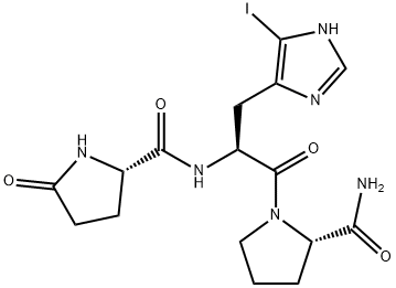 5-oxoprolyl-4(5)-iodohistidyl-prolinamide