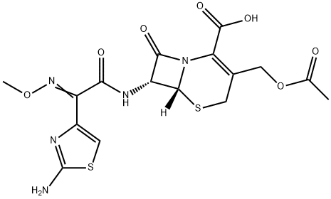 (6R,7R)-3-(乙酰氧基甲基)-7-((Z)-2-(2-氨基噻唑-4-基)-2-(甲氧基氨亚基)乙酰氨基)-8-氧亚基-5-硫杂-1-氮杂二环[4.2.0]辛-2-烯-2-羧酸