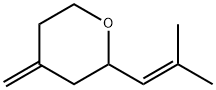 tetrahydro-4-methylene-2-(2-methyl-1-propenyl)-2H-pyran