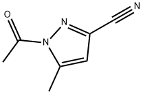 1H-Pyrazole-3-carbonitrile, 1-acetyl-5-methyl- (9CI)