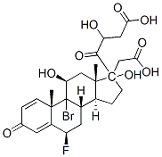 9-bromo-6beta-fluoro-11beta,17,21-trihydroxypregna-1,4-diene-3,20-dione 17,21-di(acetate)