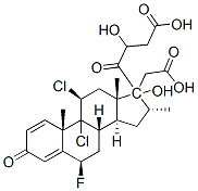 9,11beta-dichloro-6beta-fluoro-17,21-dihydroxy-16alpha-methylpregna-1,4-diene-3,20-dione 17,21-di(acetate)