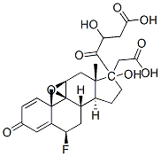 9beta,11beta-epoxy-6beta-fluoro-17,21-dihydroxypregna-1,4-diene-3,20-dione 17,21-di(acetate)