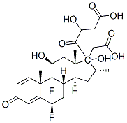 6beta,9-difluoro-11beta,17,21-trihydroxy-16alpha-methylpregna-1,4-diene-3,20-dione 17,21-di(acetate)