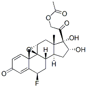 9beta,11alpha-epoxy-6beta-fluoro-16alpha,17,21-trihydroxypregna-1,4-diene-3,20-dione 21-acetate