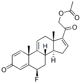 6beta-fluoro-21-hydroxypregna-1,4,9(11),16-tetraene-3,20-dione 21-acetate