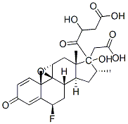 9beta,11alpha-epoxy-6beta-fluoro-17,21-dihydroxy-16alpha-methylpregna-1,4-diene-3,20-dione 17,21-di(acetate)