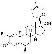 2-bromo-6beta-fluoro-17,21-dihydroxypregna-1,4,9(11)-triene-3,20-dione 21-acetate