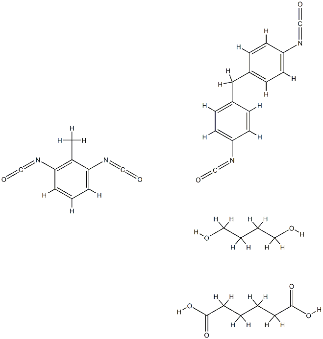 己二酸与1,4-丁二醇、1,3-二异氰酸根合甲基苯和1,1'-亚甲基双[4-异氰酸根合苯]的聚合物
