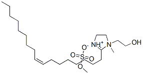 (Z)-2-(8-heptadecenyl)-4,5-dihydro-1-(2-hydroxyethyl)-1-methyl-1H-imidazolium methyl sulphate