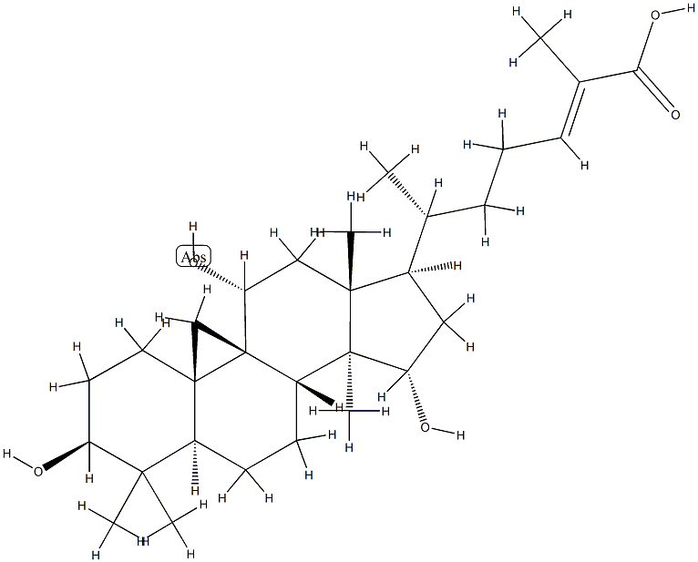 (24E)-3β,11α,15α-Trihydroxy-9β,19-cyclolanost-24-en-26-oic acid