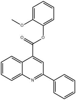 2-PHENYL-QUINOLINE-4-CARBOXYLIC ACID 2-METHOXY-PHENYL ESTER