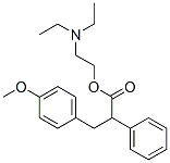 2-(diethylamino)ethyl 3-(p-methoxyphenyl)-2-phenylpropionate
