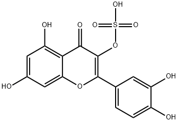 Sulfuric acid 3',4',5,7-tetrahydroxyflavone-3-yl ester