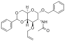 苄基2-乙酰氨基-3-O-烯丙基-4,6-O-亚苄基-2-脱氧-Α-D-吡喃葡萄糖苷