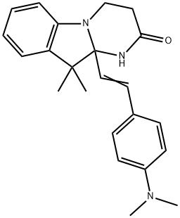 10a-[2-[4-(dimethylamino)phenyl]vinyl]-3,4,10,10a-tetrahydro-10,10-dimethylpyrimido[1,2-a]indol-2(1H)-one