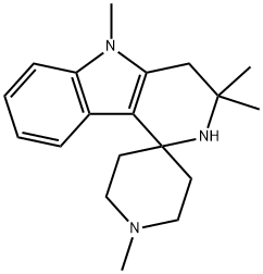 1,2,3,4-Tetrahydro-1',3,3,5-tetramethylspiro[γ-carboline-1,4'-piperidine]
