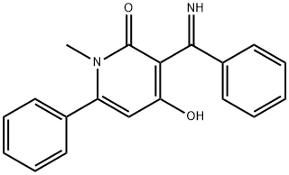 4-羟基-3-(Α-亚氨基苄基)-1-甲基-6-苯基吡啶-2(1H)-酮