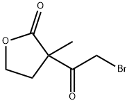 2(3H)-Furanone, 3-(bromoacetyl)dihydro-3-methyl- (9CI)