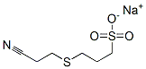 sodium 3-[(2-cyanoethyl)thio]propanesulphonate